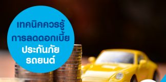 ลดดอกเบี้ยประกันภัยรถยนต์