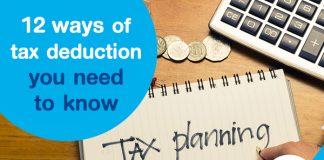 12 ways of tax deduction you need to know