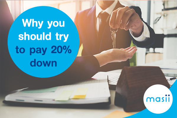 Why you should try to pay 20% down Why you should try to pay 20% down