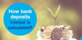 How bank interest is calculated?