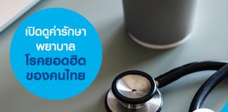 เปิดดูค่ารักษาพยาบาลโรคยอดฮิตของคนไทย