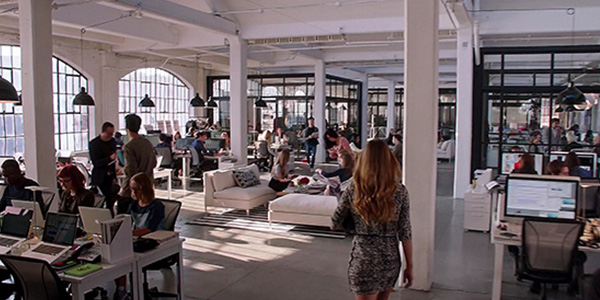 บรรยากาศที่ทำงาน ในภาพยนตร์เรื่อง The Intern