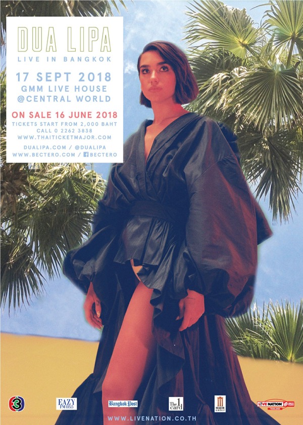 DUA LIPA LIVE IN BANGKOK 2018