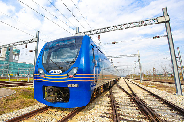 รถไฟเร็วของเกาหลี