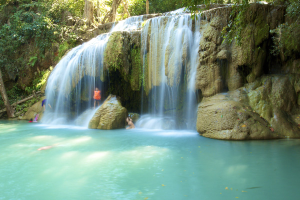 น้ำตกเอราวัณ จังหวัดกาญจนบุรี