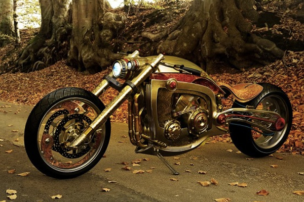 Gold Plated Custom Chopper
