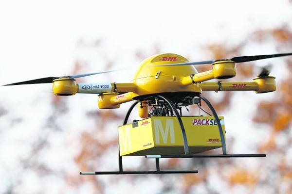 ใช้โดรนส่งสินค้า