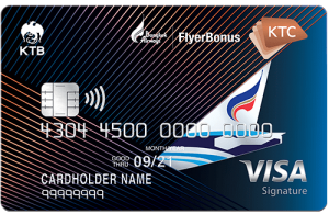 บัตรเครดิต เคทีซี บางกอกแอร์เวย์ส วีซ่า ซิกเนเจอร์