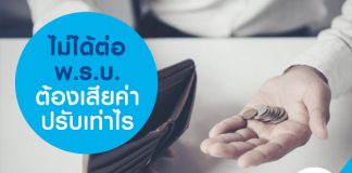 ไม่ได้ต่อ พ.ร.บ. ต้องเสียค่าปรับเท่าไร