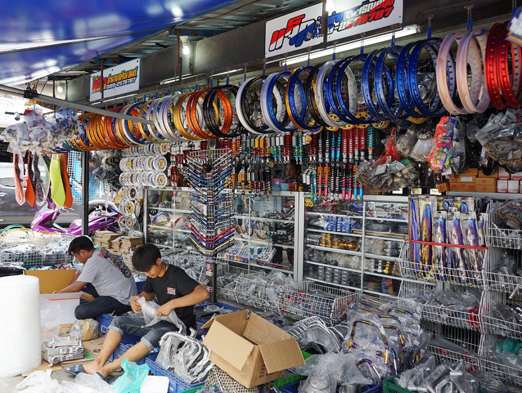 รวมแหล่งขายอะไหล่รถมอเตอร์ไซค์