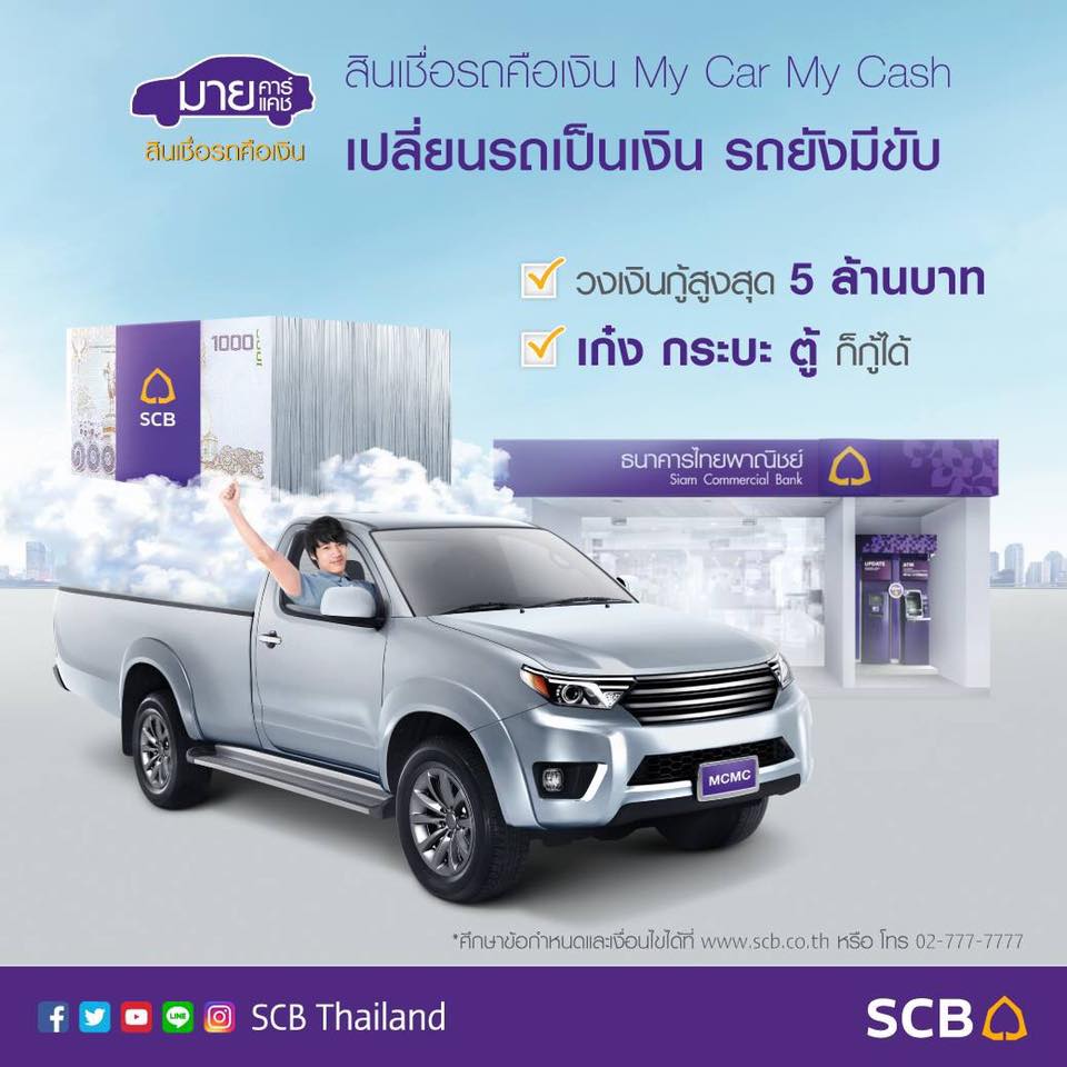 รถแลกเงินของ SCB และ สินเชื่อเงินติดล้อ ต่างกันไหม 