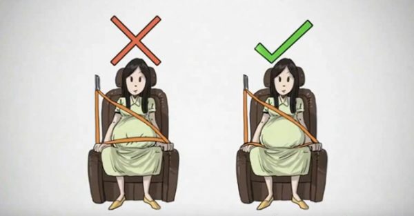 คุณแม่ตั้งครรภ์ ควรคาดเข็มขัดนิรภัยอย่างไร