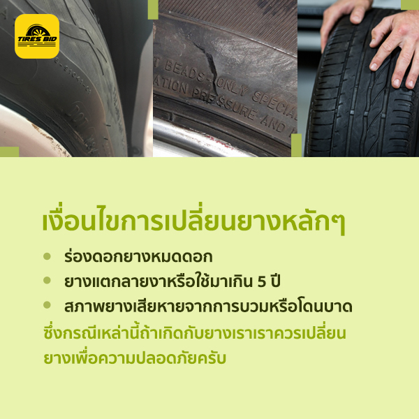 ป้องกันรถหมุน ท้ายปัด จากการเลือกซื้อยางรถยนต์ใหม่ 