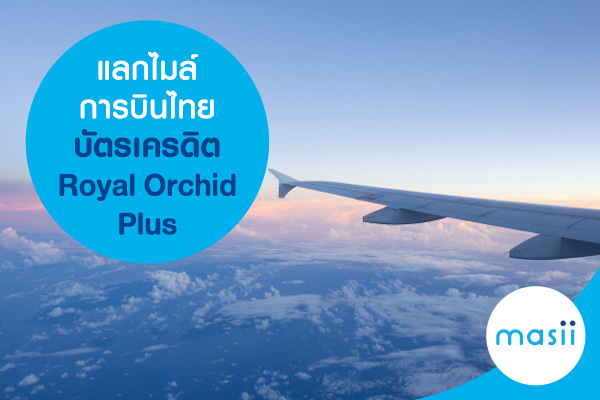 แลกไมล์การบินไทย บัตรเครดิต Royal Orchid Plus แลกไมล์การบินไทย บัตรเครดิต Royal Orchid Plus