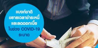 แบงก์ชาติ ขยายเวลาชำระหนี้ และลดดอกเบี้ย ในช่วง Covid-19 ระบาด