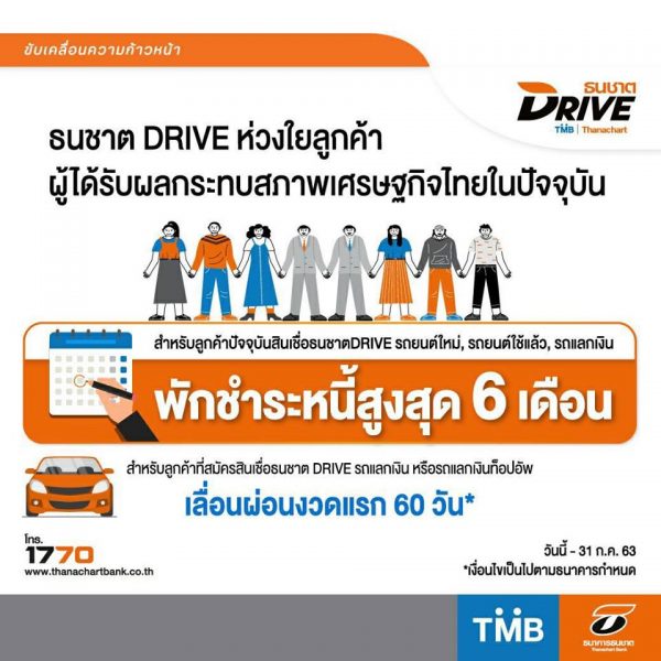 รวมมาตรการพักชำระหนี้รถยนต์ ช่วยลูกหนี้ฝ่าโควิด-19