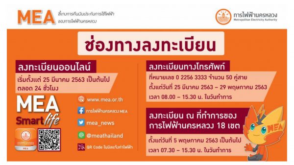 เผยขั้นตอนง่ายๆ ลงทะเบียนขอคืนเงินประกันการใช้ไฟฟ้า