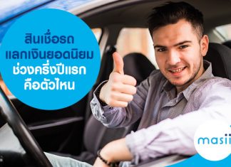 สินเชื่อรถแลกเงินยอดนิยม ช่วงครึ่งปีแรก คือตัวไหน