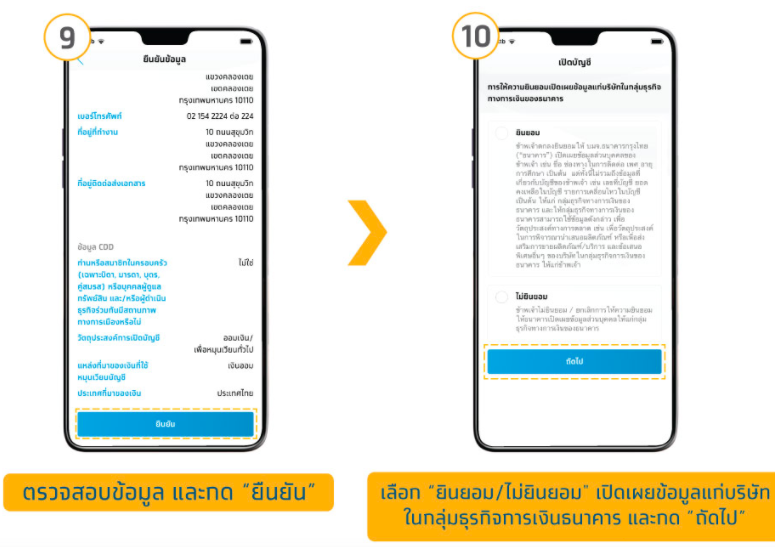 เปิดบัญชีออนไลน์ ผ่านมือถือง่าย ๆ โดยไม่ต้องไปธนาคาร