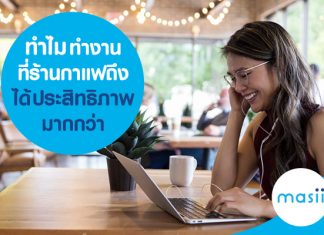 ทำไม ทำงานที่ร้านกาแฟ ถึงได้ประสิทธิภาพมากกว่า