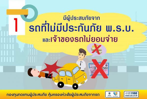 รถไม่มี พ.ร.บ. สามารถเบิกค่าเสียหายได้ในกรณีใดบ้าง