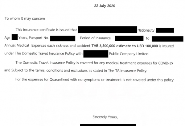 Getting back into Thailand during Covid-19