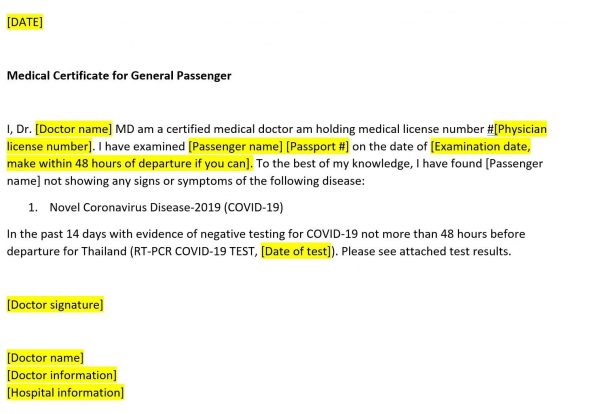 Getting back into Thailand during Covid-19
