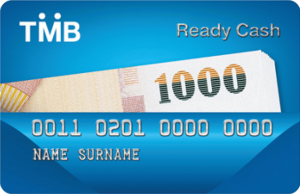 สมัครบัตรกดเงินสด TMB READY CASH
