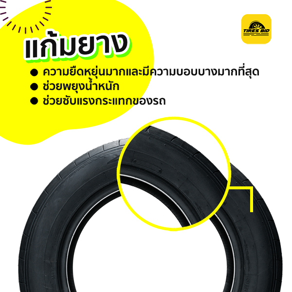 ยางแต่ละส่วนมีหน้าที่อะไร อยากรู้ ต้องอ่าน