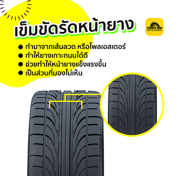 ยางแต่ละส่วนมีหน้าที่อะไร อยากรู้ ต้องอ่าน