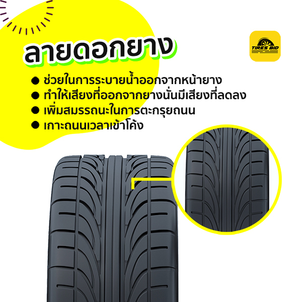 ยางแต่ละส่วนมีหน้าที่อะไร อยากรู้ ต้องอ่าน