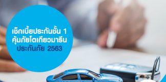 เช็กเบี้ยประกันชั้น 1 คุ้มภัยโตเกียวมารีนประกันภัย 2563