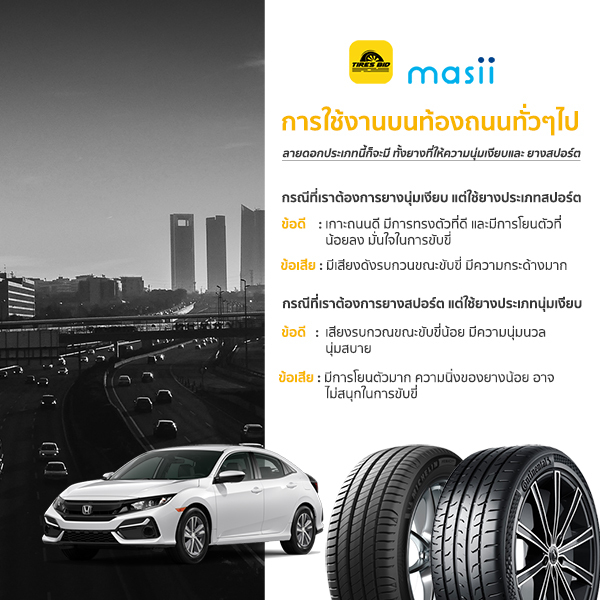 ยางรถ ใช้ผิดประเภท มีผลเสียอย่างไร เลือกแบบไหนให้เหมาะกับรถ