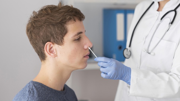 Printed results of a Covid-19 test