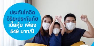 ประกันโควิด วิริยะประกันภัย เบี้ยคุ้ม เพียง 549 บาท/ปี