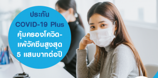 ประกัน COVID-19 Plus คุ้มครองโควิด-แพ้วัคซีน สูงสุด 5 แสนบาทต่อปี