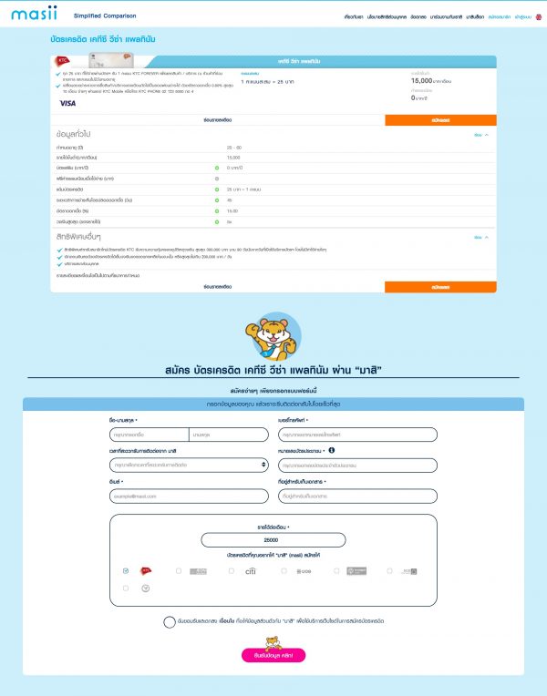 สมัครบัตรเครดิต ออนไลน์ กับ masii มีขั้นตอนอย่างไร
