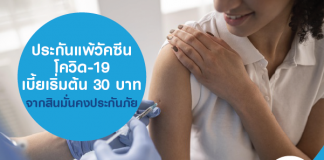 ประกันแพ้วัคซีนโควิด-19 เบี้ยเริ่มต้น 30 บาท จากสินมั่นคงประกันภัย