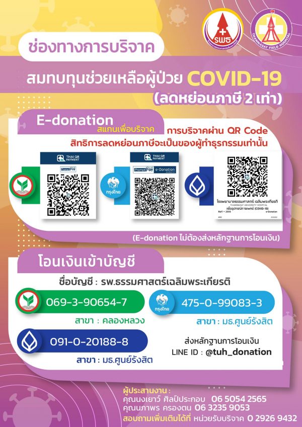 10 ช่องทางบริจาค ช่วยเหลือผู้ป่วยโควิด-19 มีที่ใดบ้าง