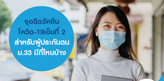 จุดฉีดวัคซีนโควิด-19 เข็มที่ 2 สำหรับผู้ประกันตน ม.33 มีที่ไหนบ้าง 