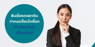 สินเชื่อรถแลกเงิน กำหนดเงื่อนไขเรื่องเงินเดือนขั้นต่ำ หรือเปล่านะ