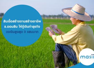 สินเชื่อสร้างงาน สร้างอาชีพ ธ.ออมสิน ให้กู้เงินทำธุรกิจ วงเงินสูงสุด 3 แสนบาท สินเชื่อสร้างงาน สร้างอาชีพ ธ.ออมสิน ให้กู้เงินทำธุรกิจ วงเงินสูงสุด 3 แสนบาท