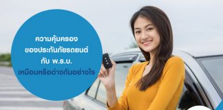 ความคุ้มครอง ของ ประกันภัยรถยนต์ กับ พ.ร.บ. เหมือนหรือต่างกันอย่างไร