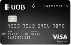 บัตรเครดิต ยูโอบี พรีวิ ไมลส์