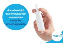 เริ่มจำหน่ายแล้ววันนี้ “สเปรย์พ่นจมูก กัน โควิด ” รายแรกของโลก ทางเลือกใหม่ สร้างความอุ่นใจเพิ่มขึ้น โควิด