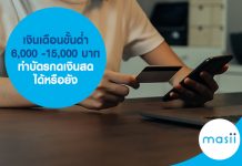 เงินเดือนขั้นต่ำ 6,000 -15,000 บาท ทำบัตรกดเงินสด ได้หรือยัง
